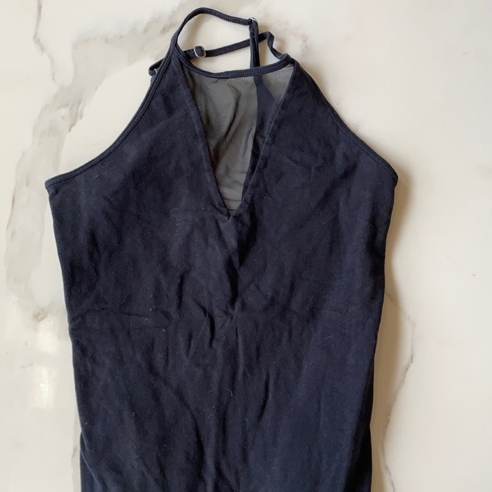 Abercrombie & Fitch High Neck Sheer Bodysuit